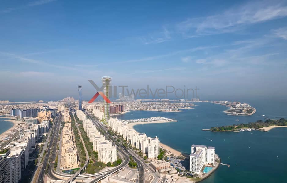 01 Layout above 20th Floor | 180deg Palm View - Image 9