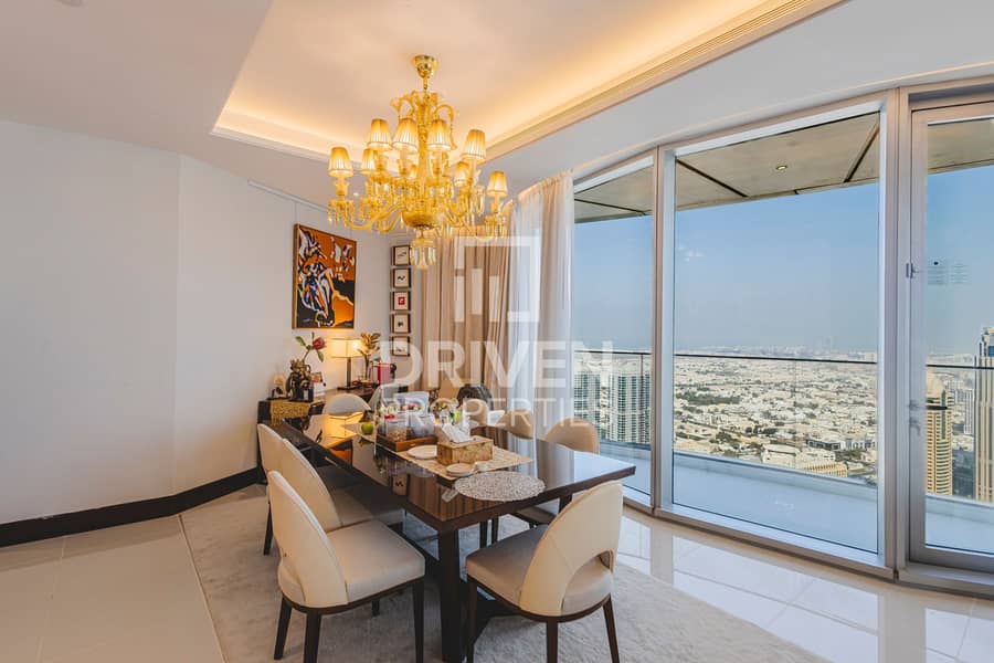 Full Burj Khalifa and Sea Views | Serviced Unit - Image 6