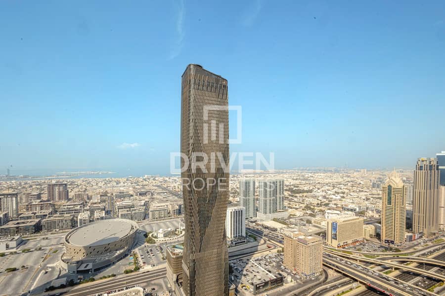 Full Burj Khalifa and Sea Views | Serviced Unit