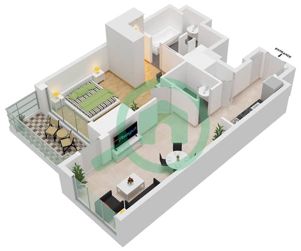 Type C Unit 3 Floor 40-55 Type C Unit 3 Floor 40-55
