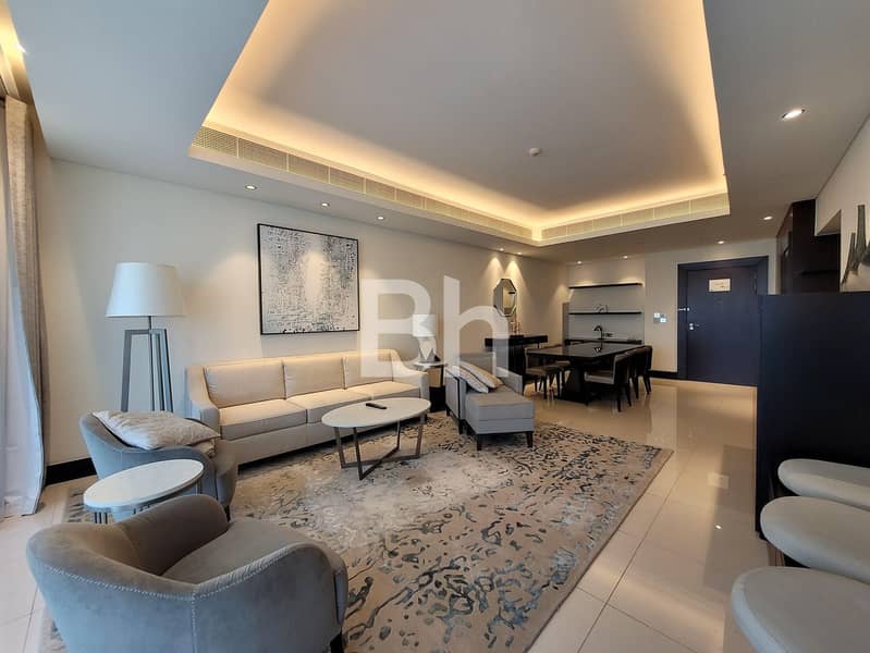 Furnished | High Floor |Burj Khalifa Fountain View