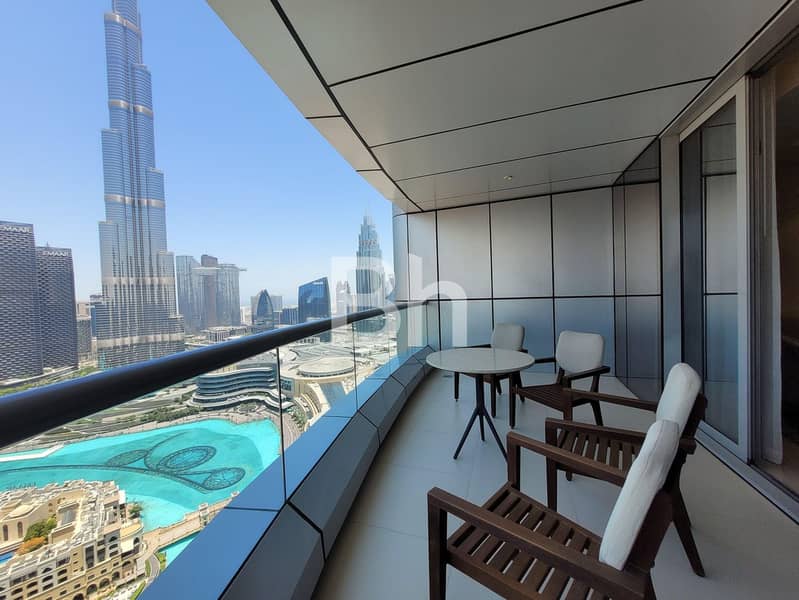 Furnished | High Floor |Burj Khalifa Fountain View - Image 6