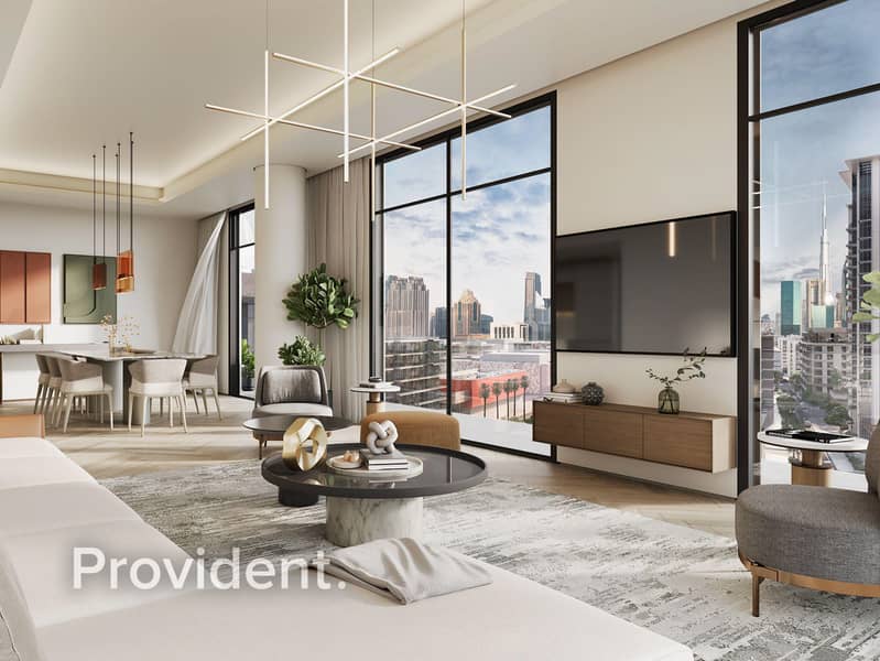 3BR | Burj Khalifa/Central Park View | Unique Apt