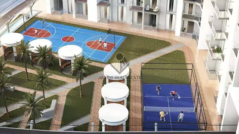 Discover elevated modern living with this brand-new, semi-furnished 1-bedroom apartment in the prestigious Skyz by Danube, ideally located in the vibr