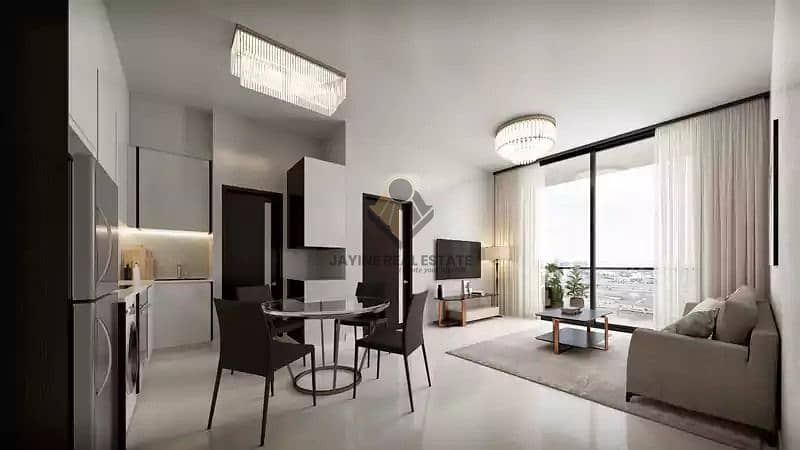 Discover elevated modern living with this brand-new, semi-furnished 1-bedroom apartment in the prestigious Skyz by Danube, ideally located in the vibr
