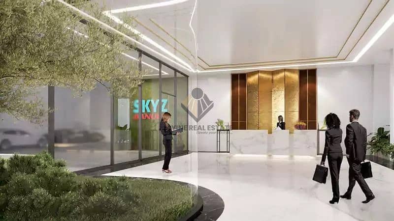 Discover elevated modern living with this brand-new, semi-furnished 1-bedroom apartment in the prestigious Skyz by Danube, ideally located in the vibr - Image 7