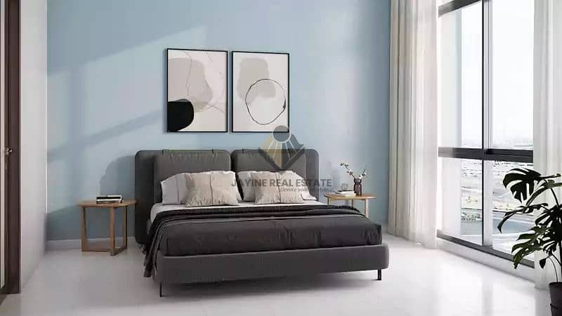 Discover elevated modern living with this brand-new, semi-furnished 1-bedroom apartment in the prestigious Skyz by Danube, ideally located in the vibr - Image 9