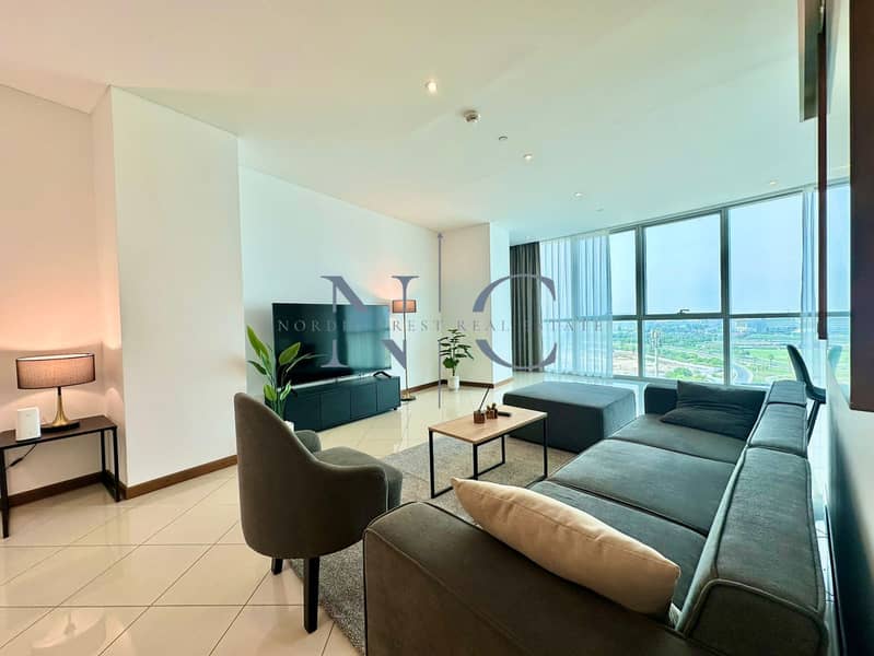 Furnished 2BR|Creek-Airport Views|Multiple Cheques