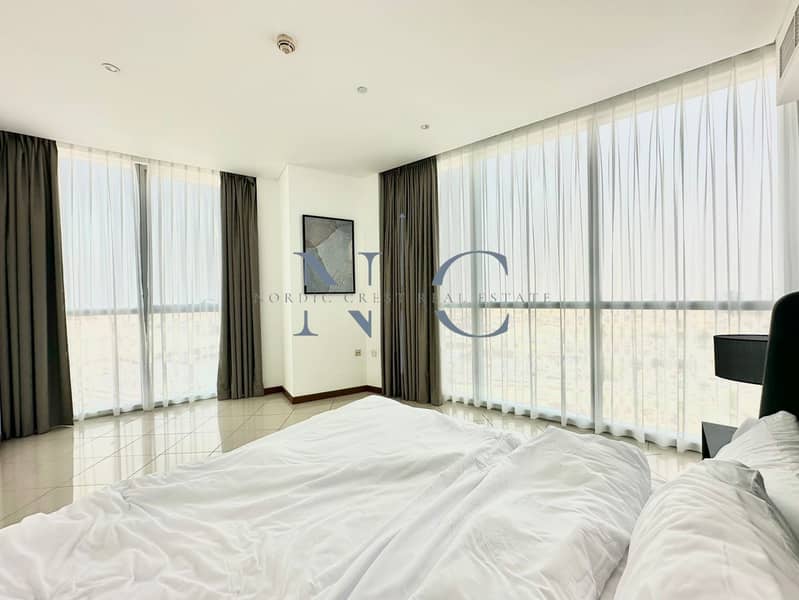 Furnished 2BR|Creek-Airport Views|Multiple Cheques