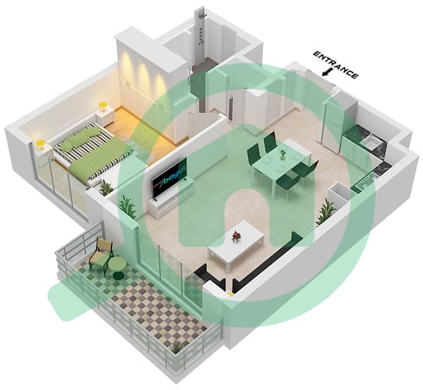 Type 1A Unit 09-17 Floor Podium 1,2 Floor 1-16
