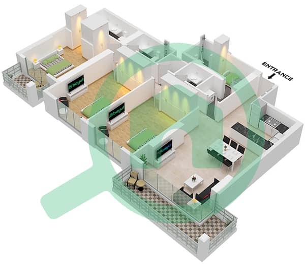 Type 3 Unit 3 Floor 40 Floor 40-49