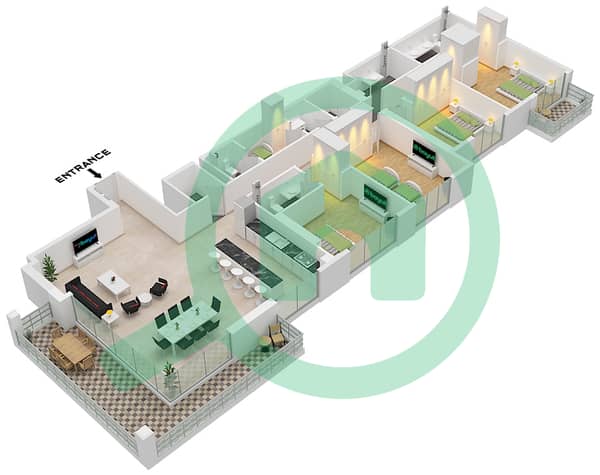 Type 2 Unit 4 Floor 40-49 Type 2 Unit 4 Floor 40-49