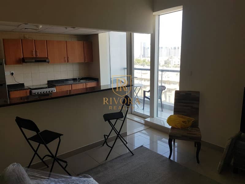 FURNISHED 1 BHK I WITH BALCONY I COMMUNITY VIEW