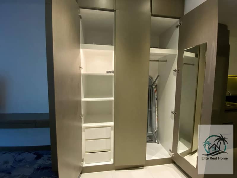 Luxury Fully Furnished Studio for Daily Rent in DAMAC Maison Prive | Canal Views, Modern Amenities, Prime Business Bay Location