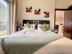 شقة في برج هيرا،مدينة دبي الرياضية 1 غرفة 85000 درهم - 13549912