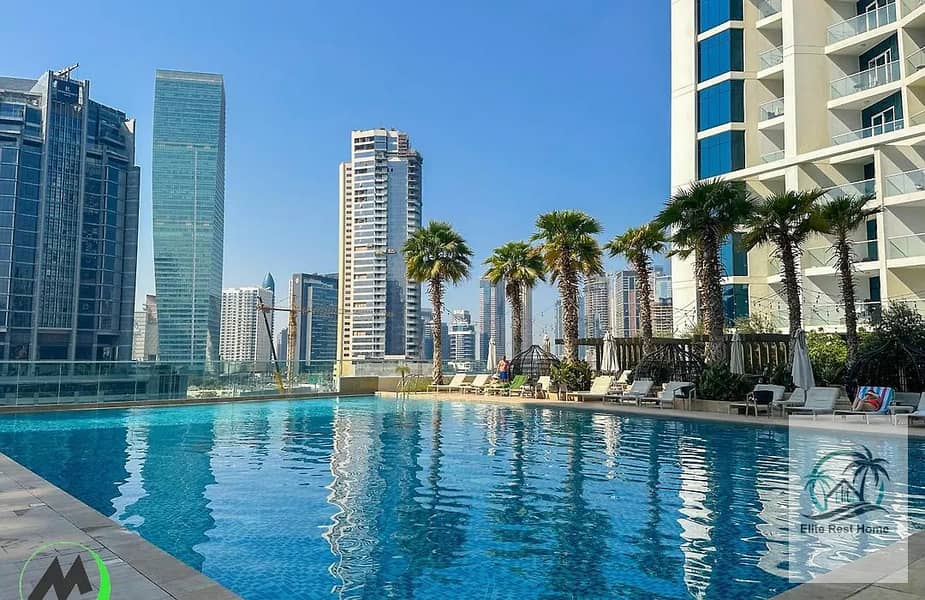 Modern Furnished Studio for Short-Term Stay at DAMAC Maison Prive | Prime Location, Stunning Views, Fitness & Leisure Facilities