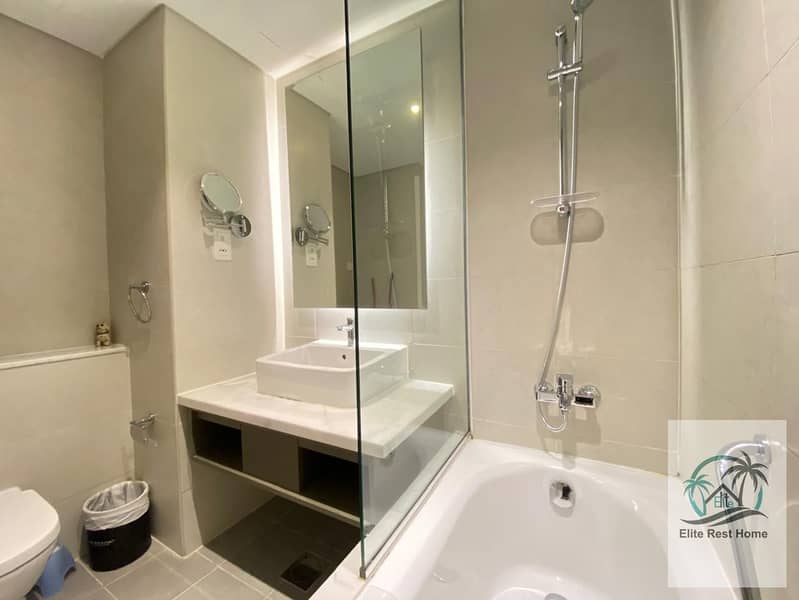 Modern Furnished Studio for Short-Term Stay at DAMAC Maison Prive | Prime Location, Stunning Views, Fitness & Leisure Facilities - Image 7