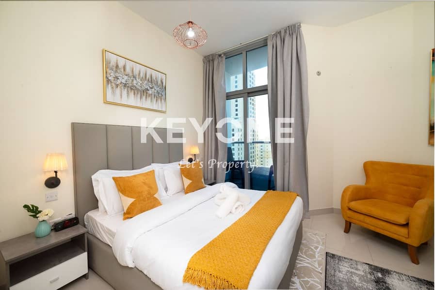 JBR & Marina View | High Floor | Furnished - Image 15