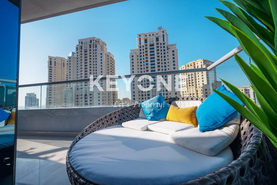 JBR & Marina View | High Floor | Furnished - Image 24