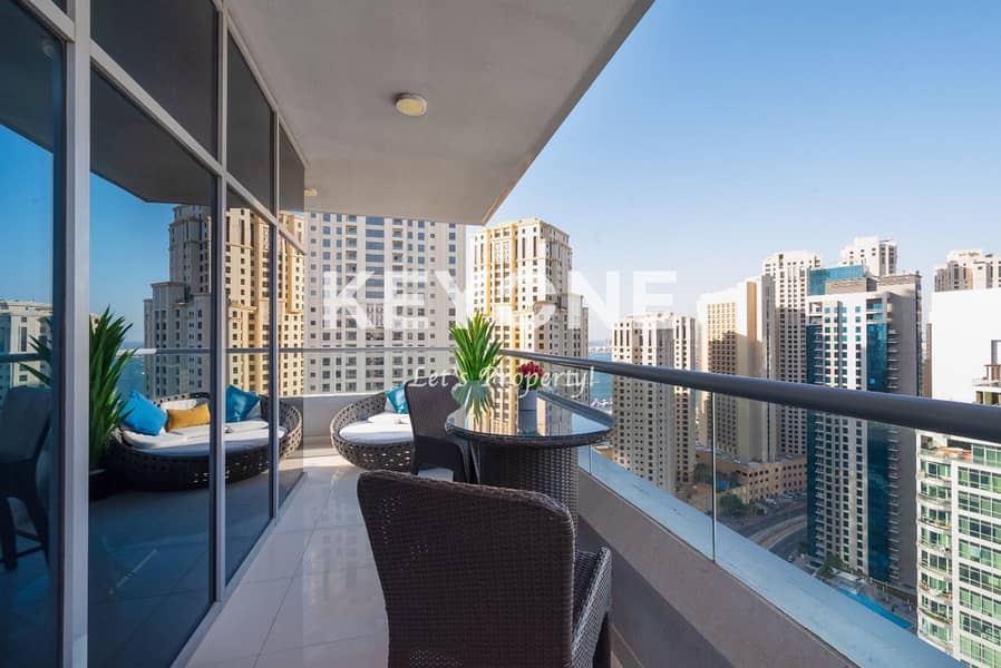 JBR & Marina View | High Floor | Furnished - Image 26