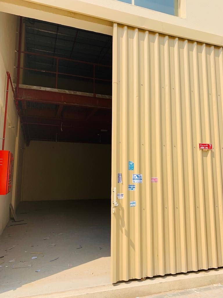 1500 Sqft Warehouse With Mezzanine  For Rent in Al Jurf With Electricity 31k Call Rawal