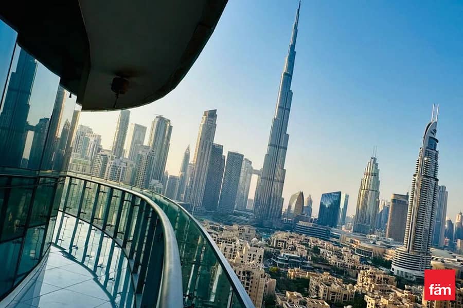 Burj Khalifa view | High floor | Vacant