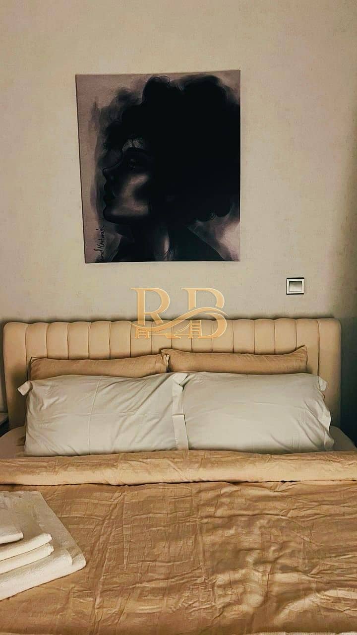 Stunning Furnished Studio || 7K Monthly with Bills || Pool View || Middle Floor || Ready To Move