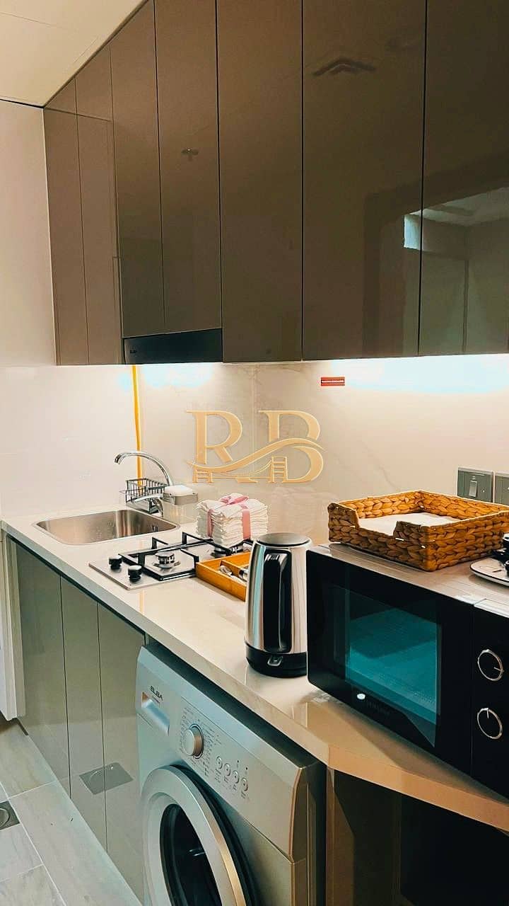 Stunning Furnished Studio || 7K Monthly with Bills || Pool View || Middle Floor || Ready To Move - Image 6