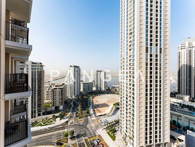 High Floor | Creek and Burj Khalifa View | Vacant