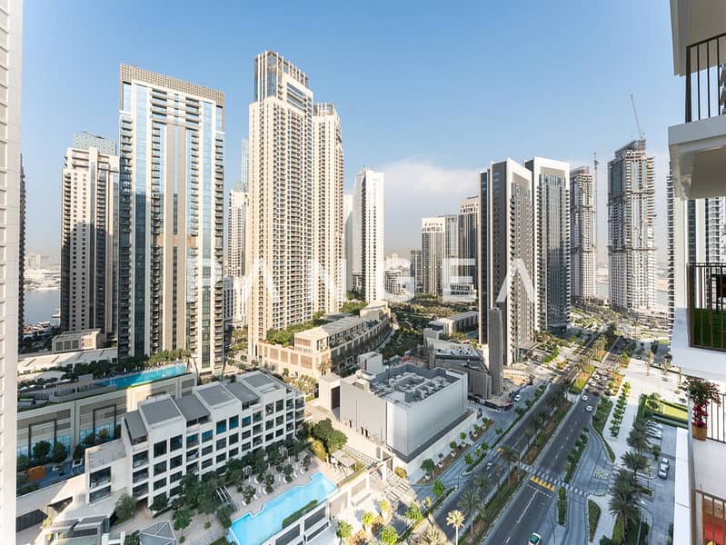 High Floor | Creek and Burj Khalifa View | Vacant