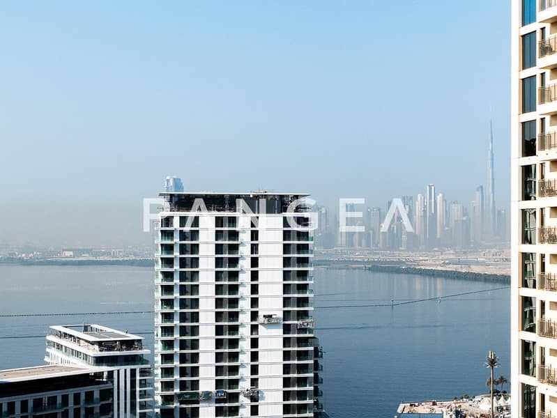 High Floor | Creek and Burj Khalifa View | Vacant