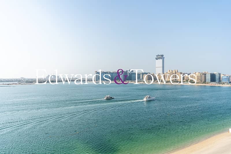 Vacant | 3BR+M | Full Palm and Sea View | Corner