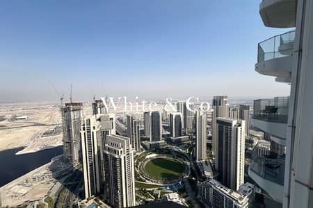 2 Bedroom Apartment for Rent in Dubai Creek Harbour, Dubai - High Floor | Creek and Sea View | Serviced
