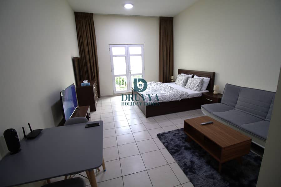 Fully Furnished Studio Near Metro Station weekly AED 2950/-