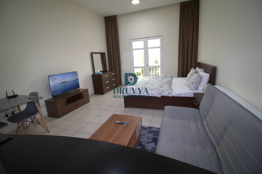 Fully Furnished Studio Near Metro Station weekly AED 2950/-