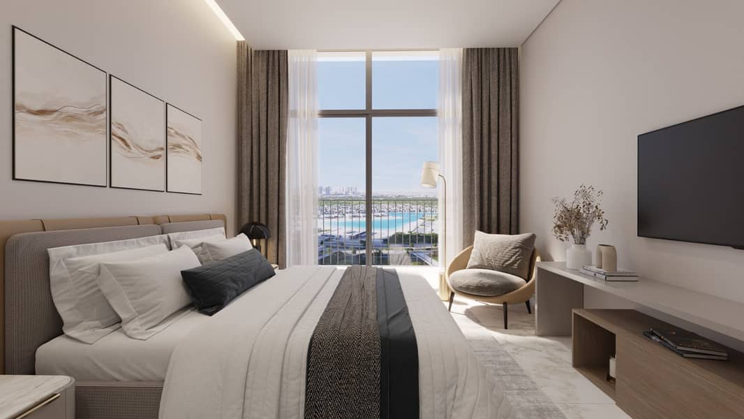 Water view – 330 Riverside Crescent – Sobha Hartland II