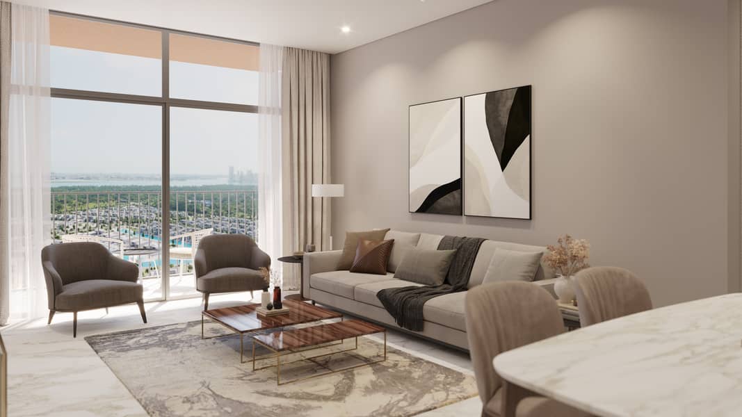 Water view – 330 Riverside Crescent – Sobha Hartland II