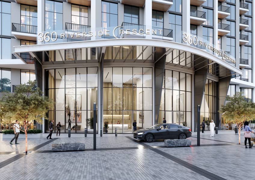 Water view – 330 Riverside Crescent – Sobha Hartland II - Image 11