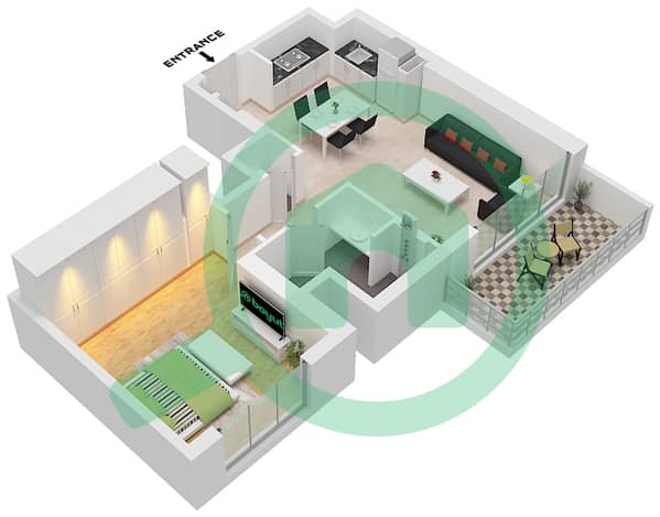 Type 2A Unit 1 Floor 2-20