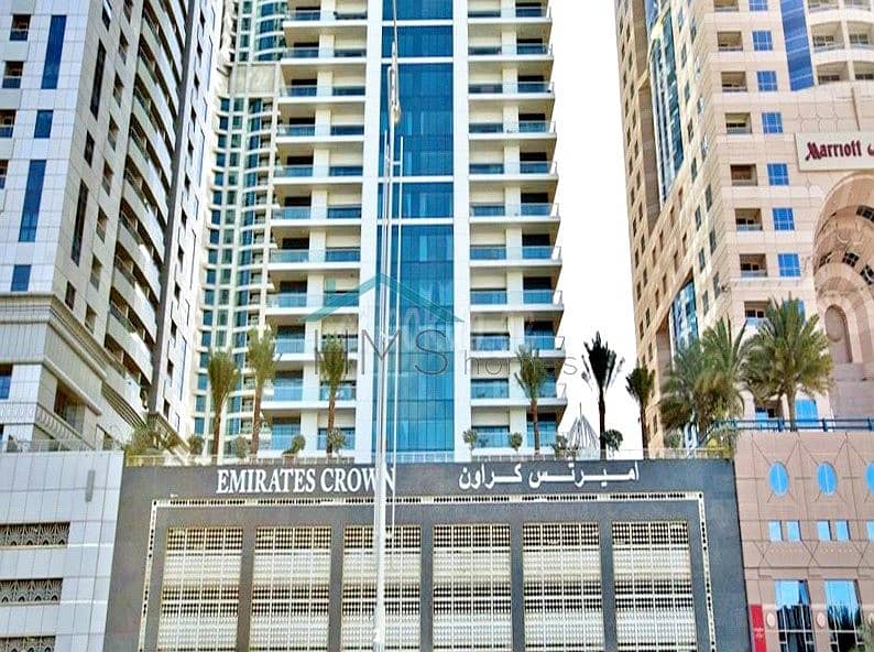 2BR+Maid | Large Layout | Emirates Crown | Chiller Free