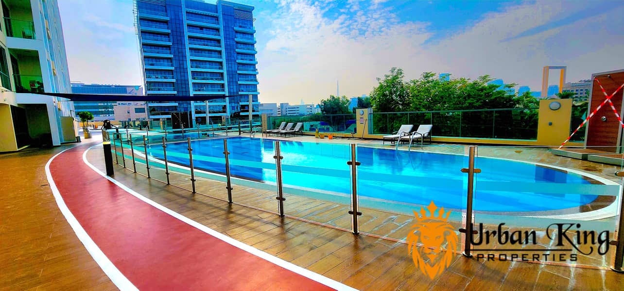 Fully Green View | 1 - BHK + Store Room | With Kids Play Area And Gym Pool