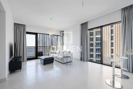 3 Bedroom Apartment for Rent in Dubai Creek Harbour, Dubai - Furnished With Chiller Free | High Floor 3 Bedroom Apartment for Rent in Dubai Creek Harbour, Dubai - Furnished With Chiller Free | High Floor