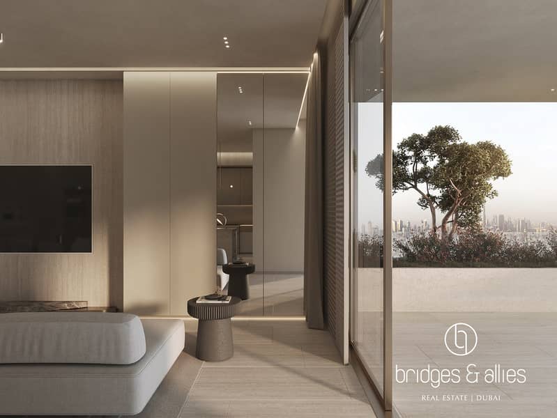 BELOW OP | CORNER 2 BR | DUBAI SKYLINE VIEW - Image 9