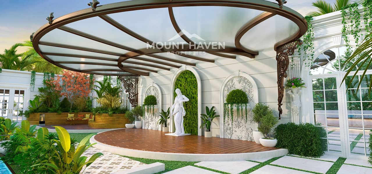 1BHK with Private Pool | Science Park View | Dubai Skyline View