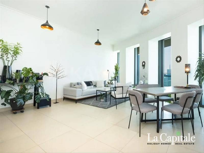 Corner Layout | Sea and Meydan View | High Floor