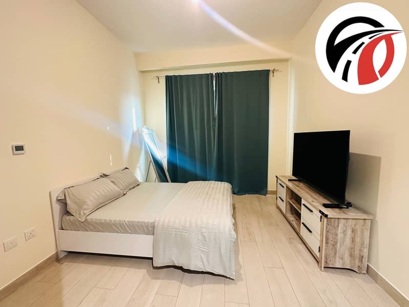 Ready to move studio apartment/fully furnished/also chiller free /just in 53k