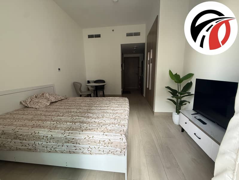 Luxurious Ready To Move Full Furnished Studio / Chiller Free/ only 55k In Al Furjan
