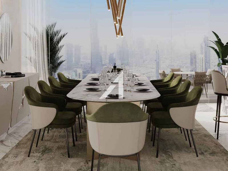 High Floor | Meydan and Canal View | Balcony - Image 6