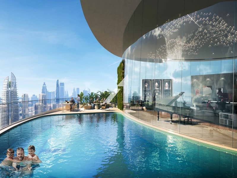 High Floor | Meydan and Canal View | Balcony - Image 8