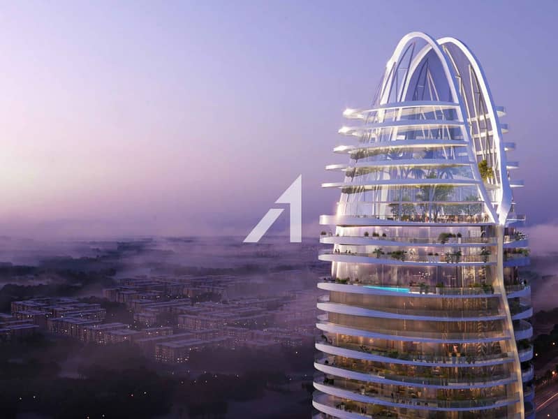 High Floor | Meydan and Canal View | Balcony - Image 17